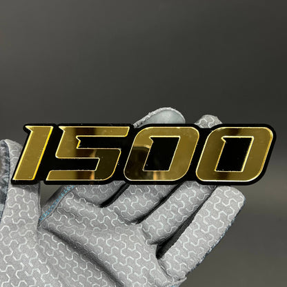 1PC 1500 3D Acrylic Badge - Car Truck Emblem Fender Tailgate Trunk Sticker