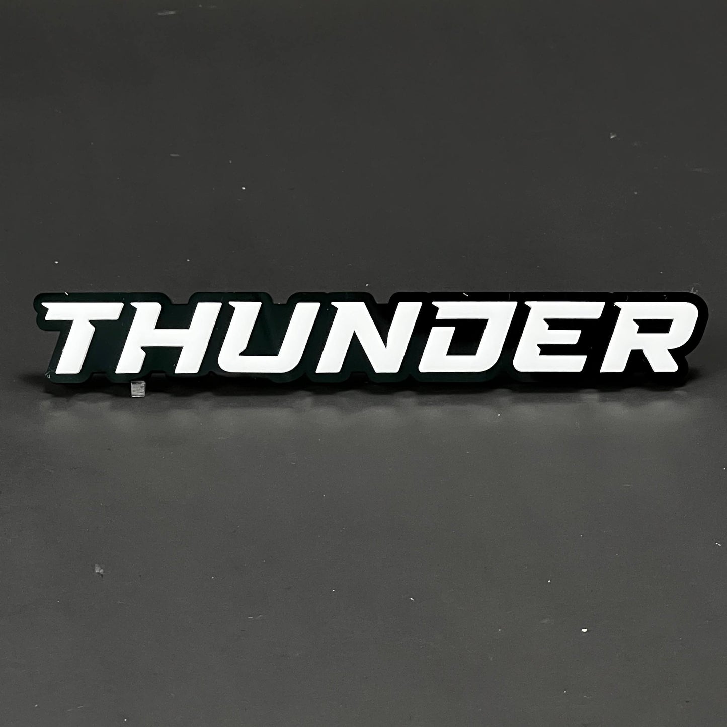 1PC THUNDER 3D Acrylic Badge - Car Truck Emblem Fender Tailgate Trunk Sticker