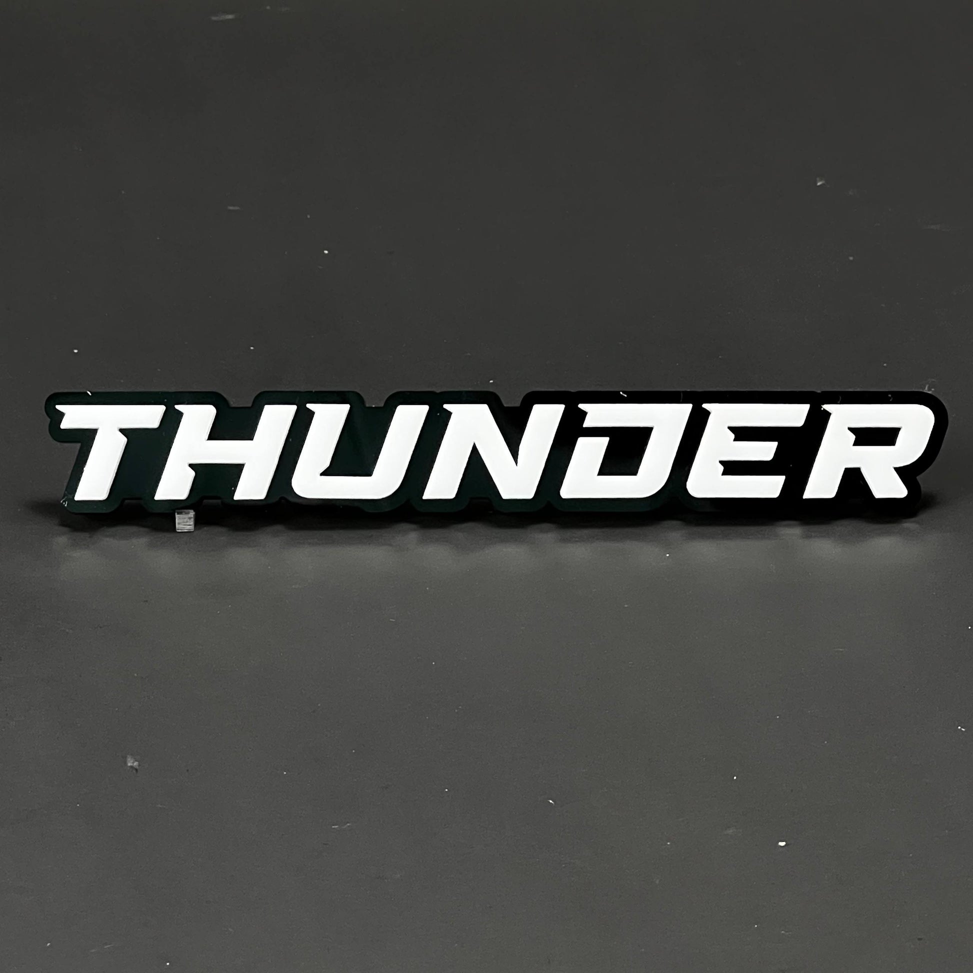 1PC THUNDER 3D Acrylic Badge - Car Truck Emblem Fender Tailgate Trunk Sticker