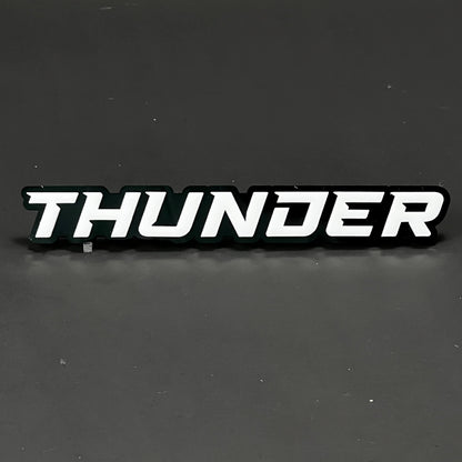 1PC THUNDER 3D Acrylic Badge - Car Truck Emblem Fender Tailgate Trunk Sticker