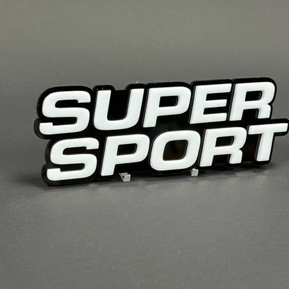 Super Sport 3D Acrylic Badge - Car Truck Emblem Fender Tailgate Trunk Sticker