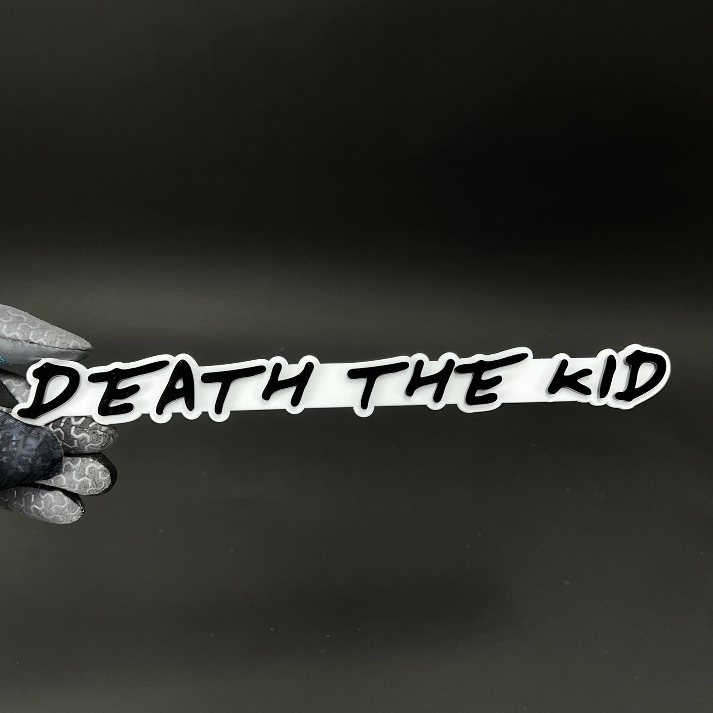 1PC DEATH THE KID 3D Acrylic Badge - Car Truck Emblem Fender Sticker