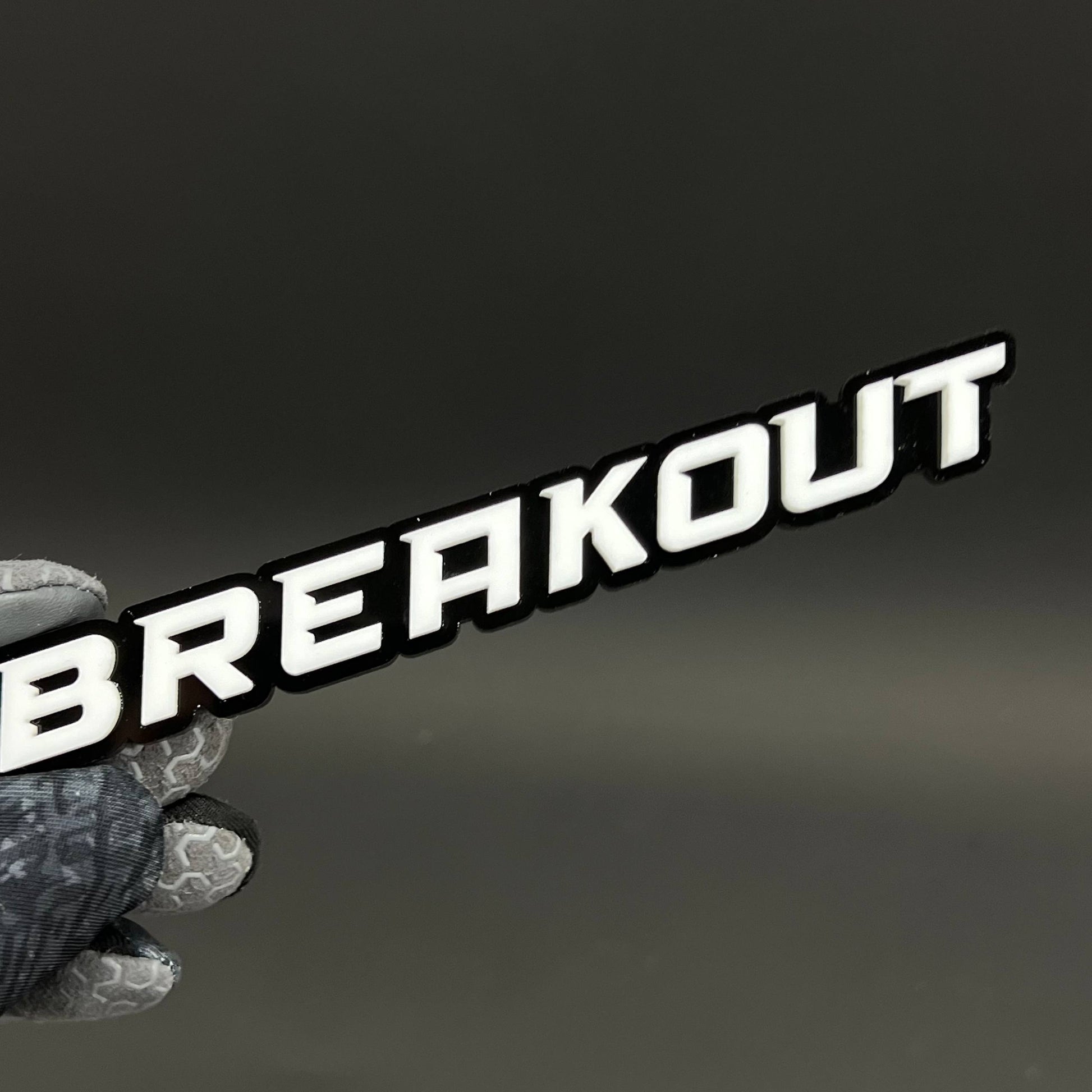 1PC BREAKOUT 3D Acrylic Badge - Car Truck Emblem Fender Tailgate Trunk Sticker