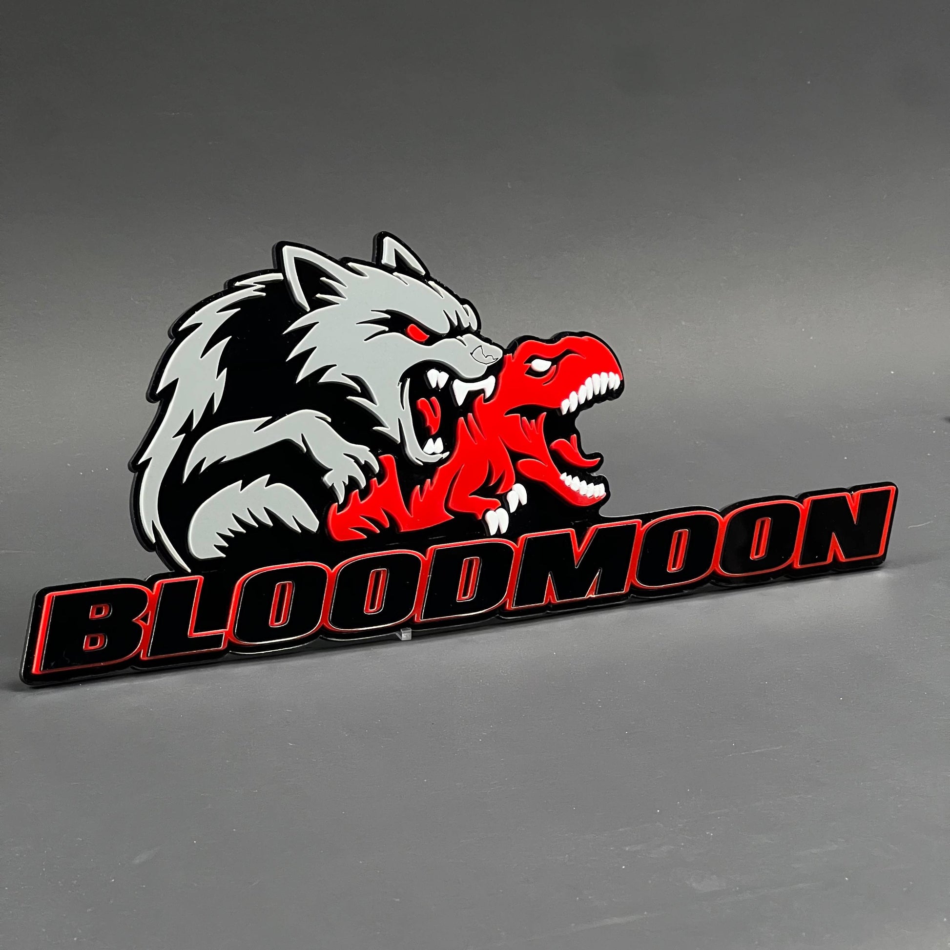 BloodMoon 3D Acrylic Badge - Car Truck Emblem Fender Tailgate Trunk Sticker
