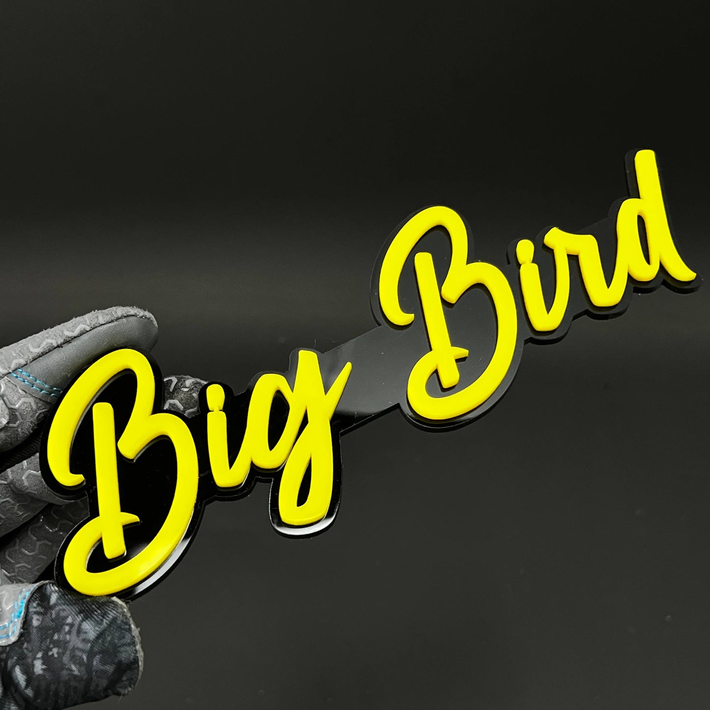 1PC Big Bird 3D Acrylic Badge - Car Truck Emblem Fender Tailgate Trunk Sticker