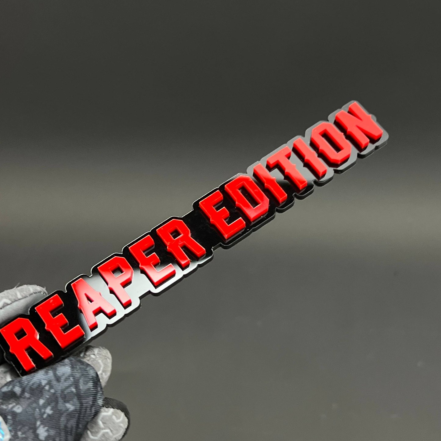 1PC REAPER EDITION 3D Acrylic Badge - Car Truck Emblem Fender Sticker