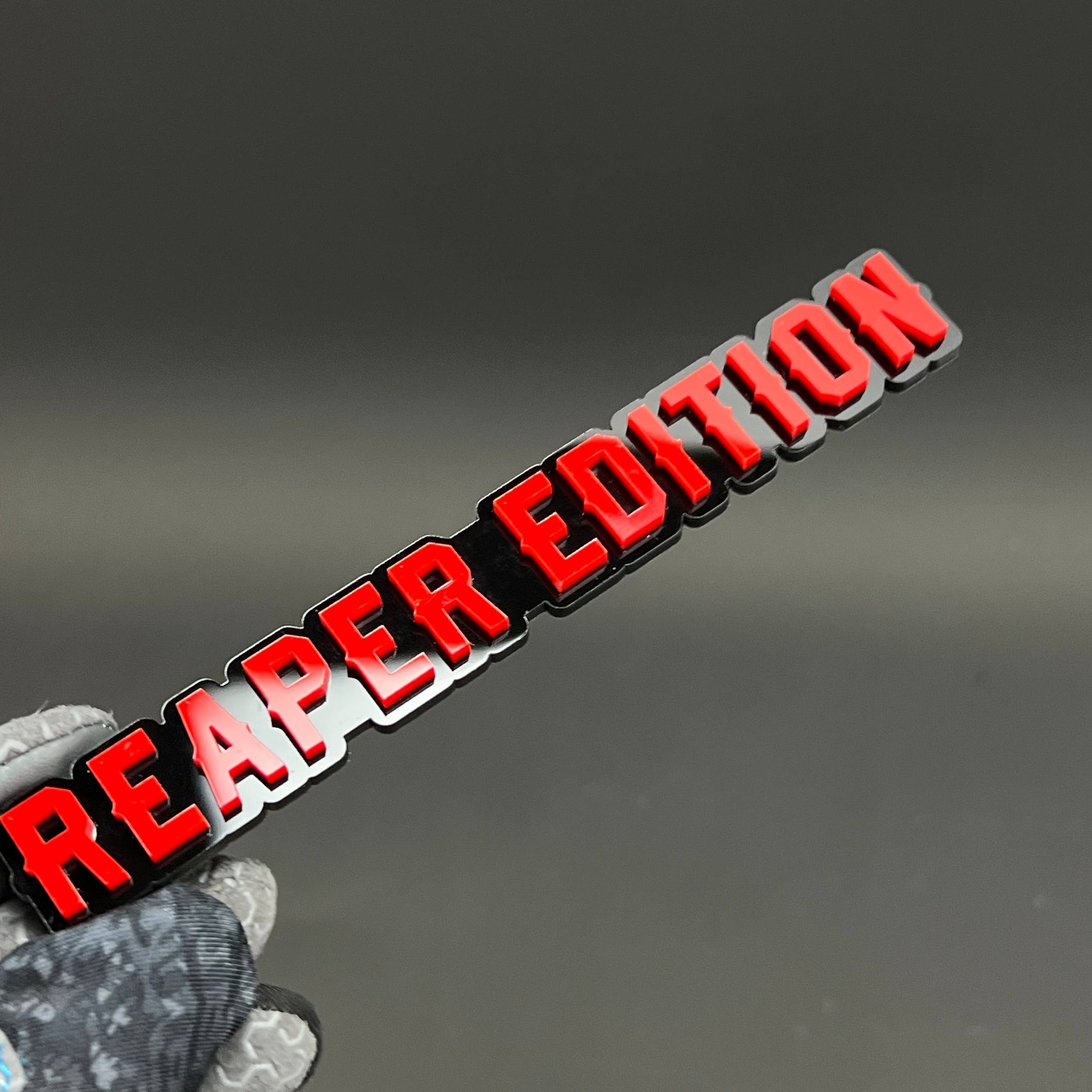 1PC REAPER EDITION 3D Acrylic Badge - Car Truck Emblem Fender Sticker