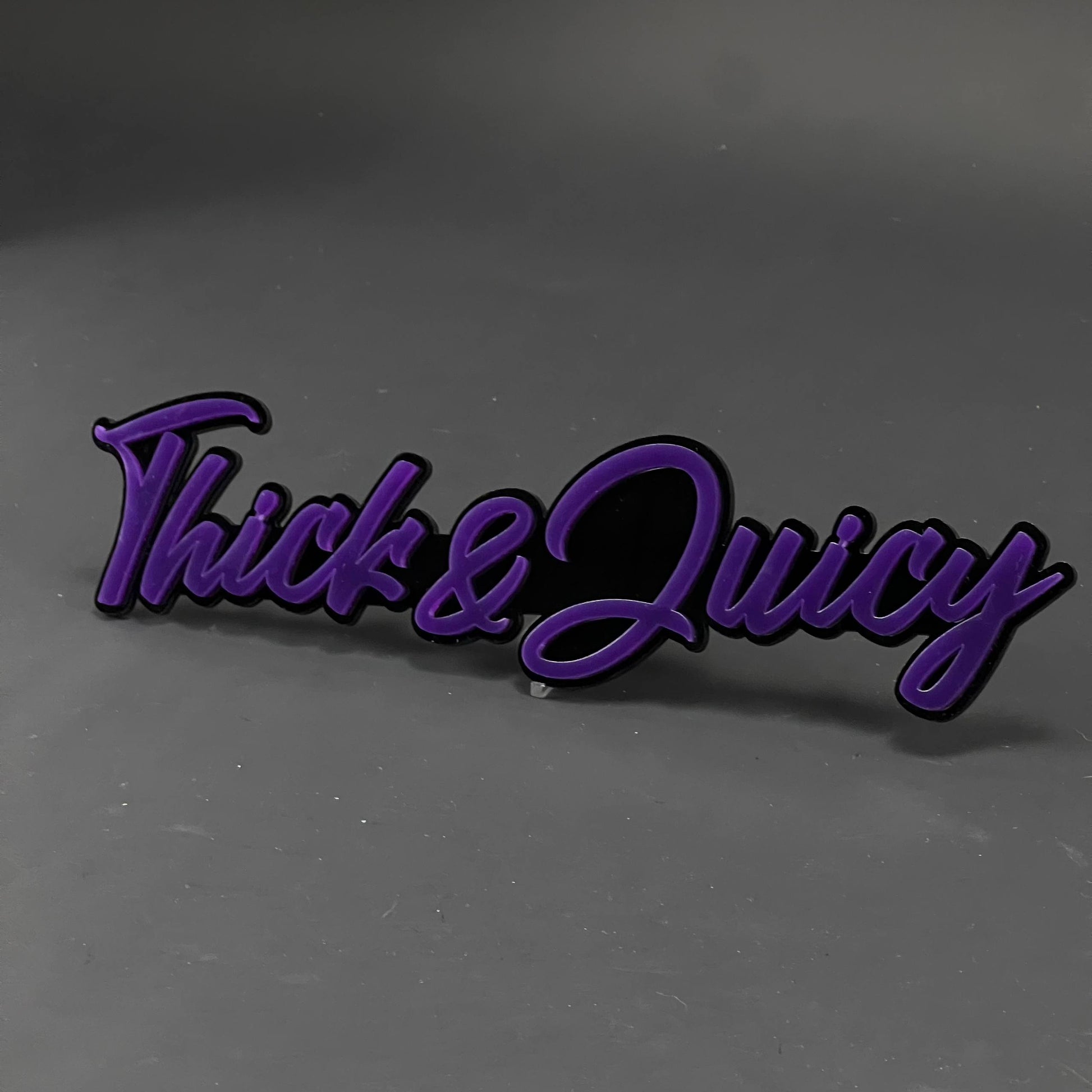 1PC Thick & Juicy 3D Acrylic Badge - Car Truck Emblem Fender Sticker