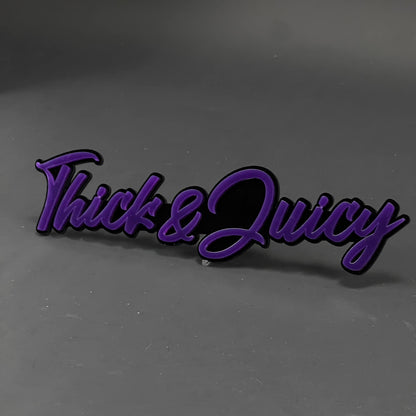 1PC Thick & Juicy 3D Acrylic Badge - Car Truck Emblem Fender Sticker