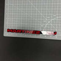 1PC MARTINEZ TOY 3D Acrylic Badge - Car Truck Emblem Fender Sticker