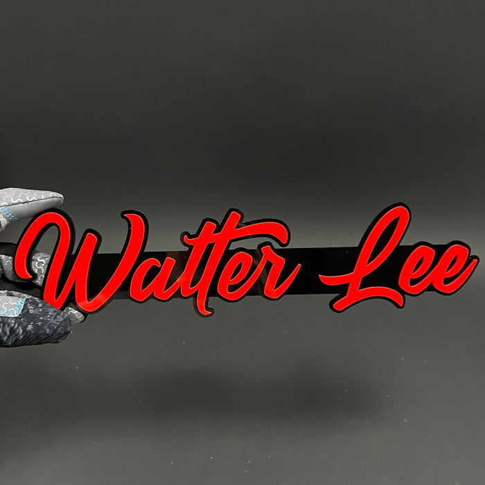 1PC Walter Lee 3D Acrylic Badge - Car Truck Emblem Fender Tailgate Trunk Sticker