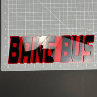 1PC BANG BUS 3D Acrylic Badge - Car Truck Emblem Fender Tailgate Trunk Sticker
