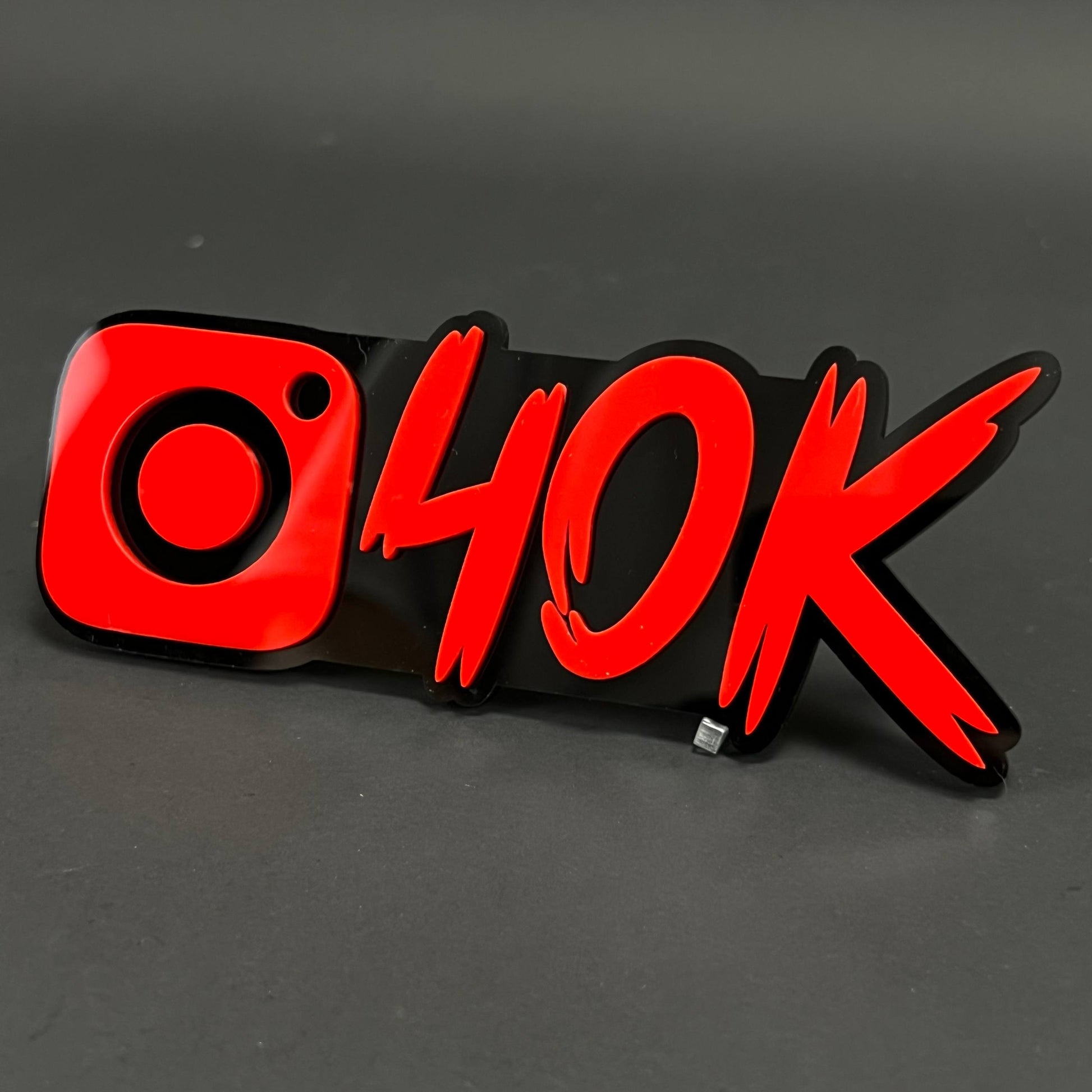 1PC 40K 3D Acrylic Badge - Car Truck Emblem Fender Tailgate Trunk Sticker