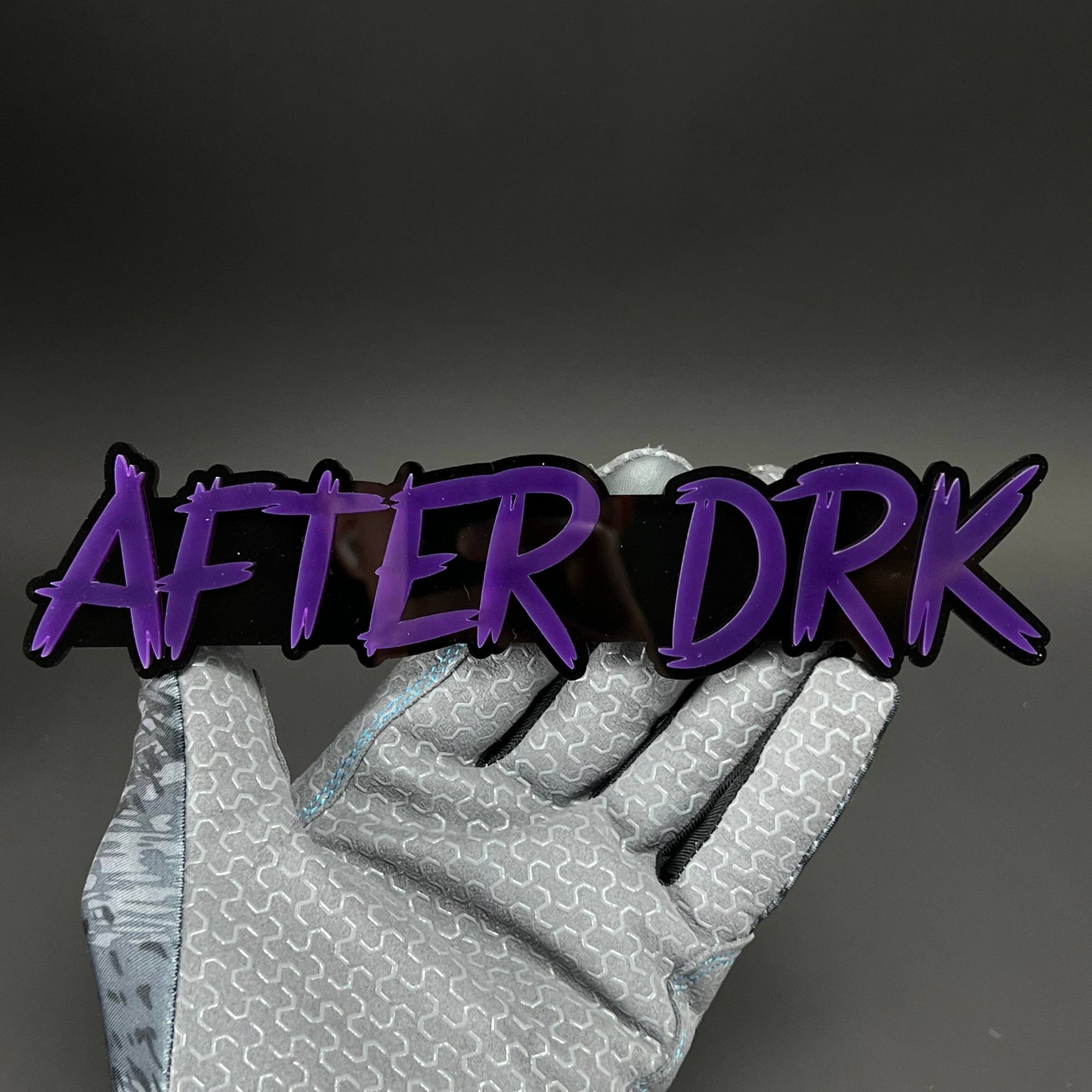 1PC AFTER DRK 3D Acrylic Badge - Car Truck Emblem Fender Tailgate Trunk Sticker