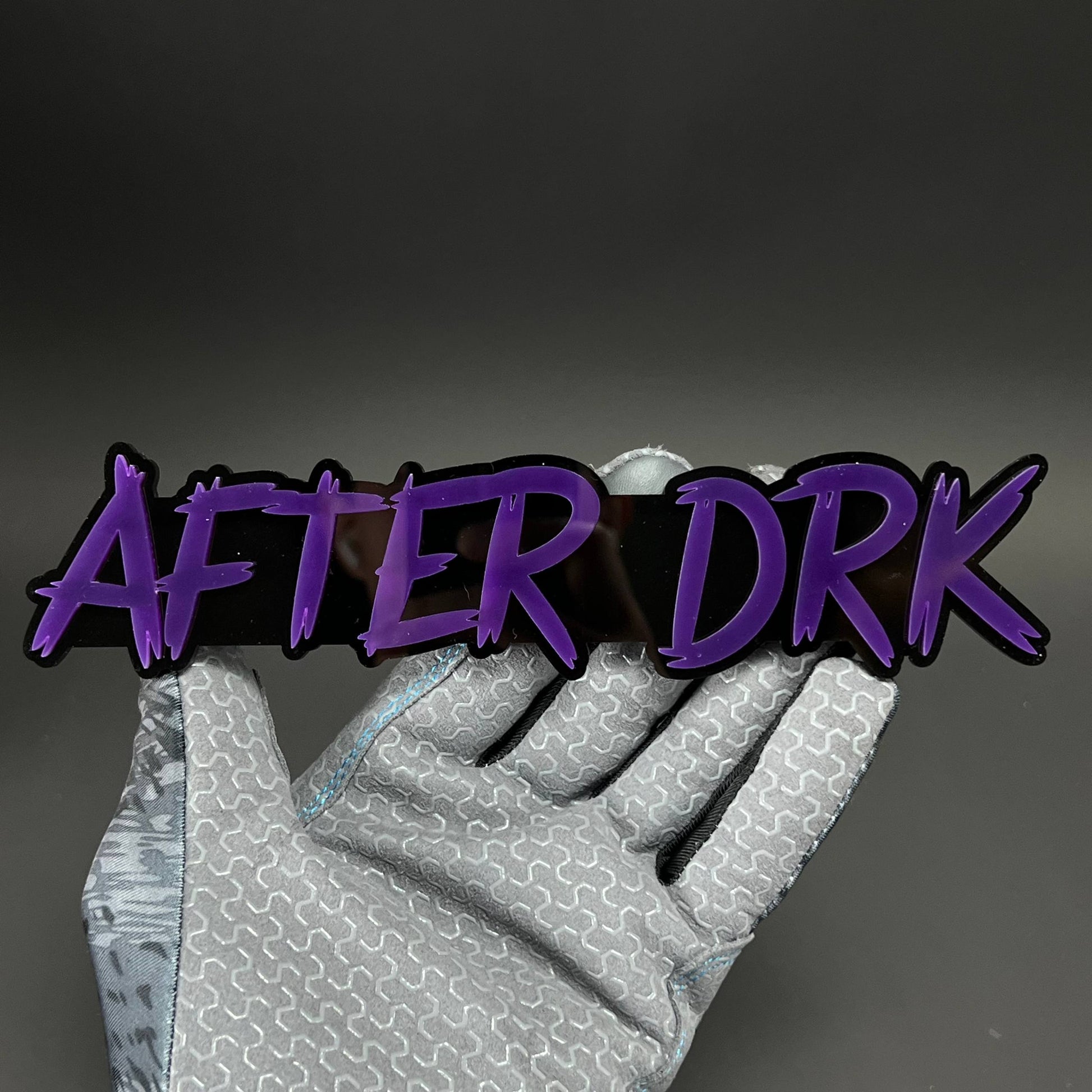 1PC AFTER DRK 3D Acrylic Badge - Car Truck Emblem Fender Tailgate Trunk Sticker