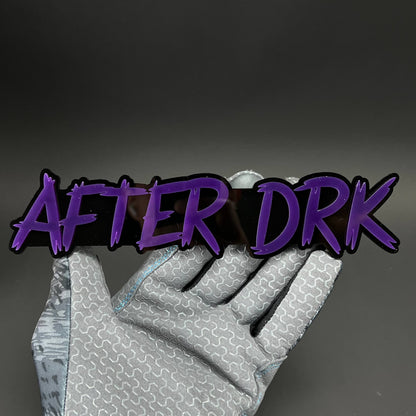 1PC AFTER DRK 3D Acrylic Badge - Car Truck Emblem Fender Tailgate Trunk Sticker