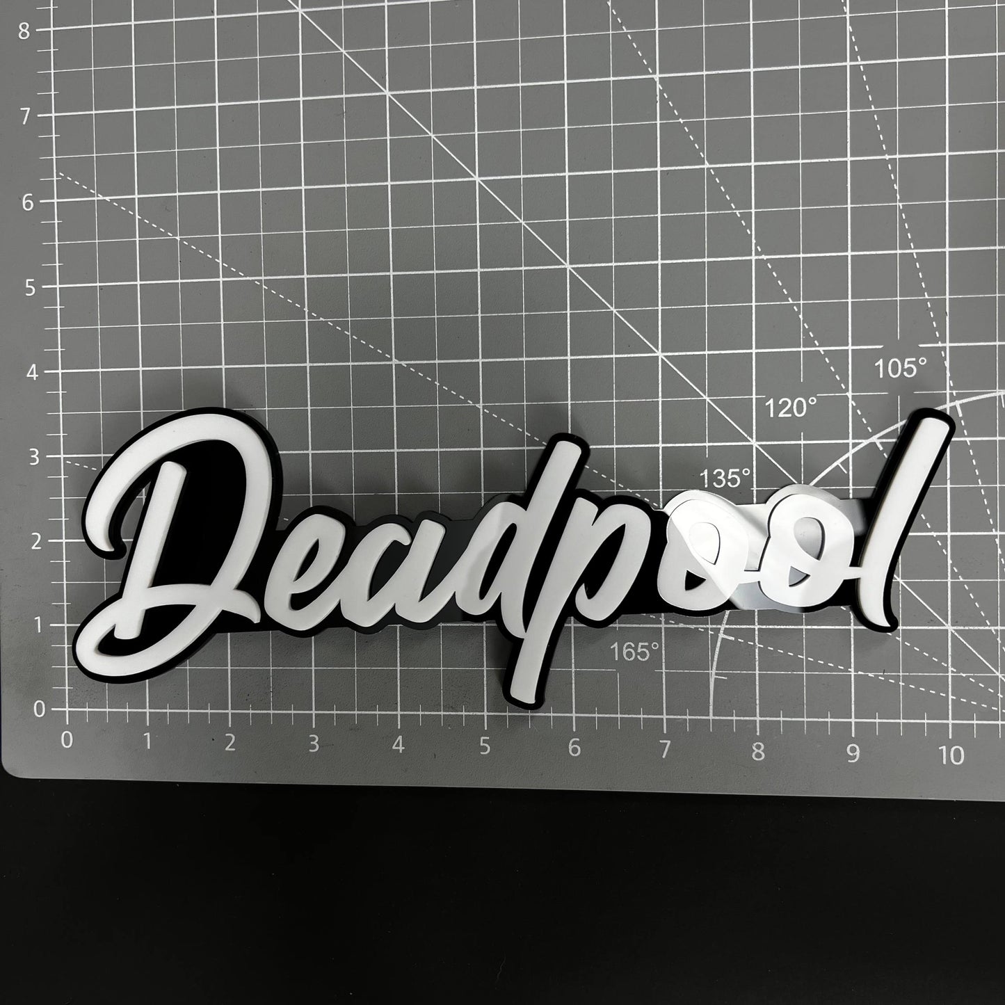 1PC Deadpool 3D Acrylic Badge - Car Truck Emblem Fender Tailgate Trunk Sticker
