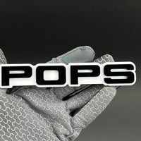 1PC POPS 3D Acrylic Badge - Car Truck Emblem Fender Tailgate Trunk Sticker