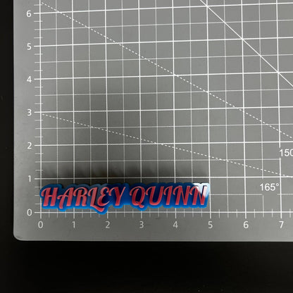 1PC HARLEY QUINN 3D Acrylic Badge - Car Truck Emblem Fender Sticker