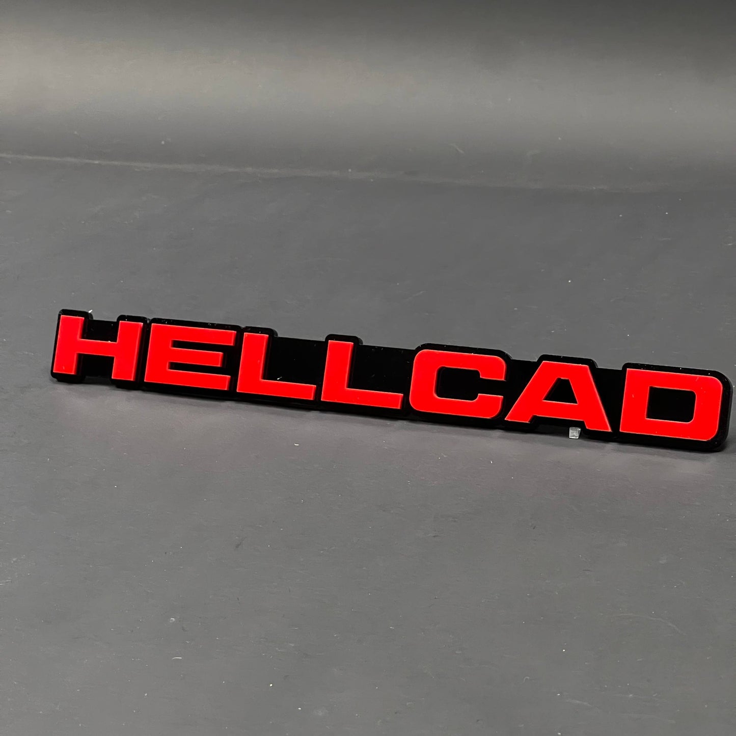 1PC HELLCAD 3D Acrylic Badge - Car Truck Emblem Fender Tailgate Trunk Sticker