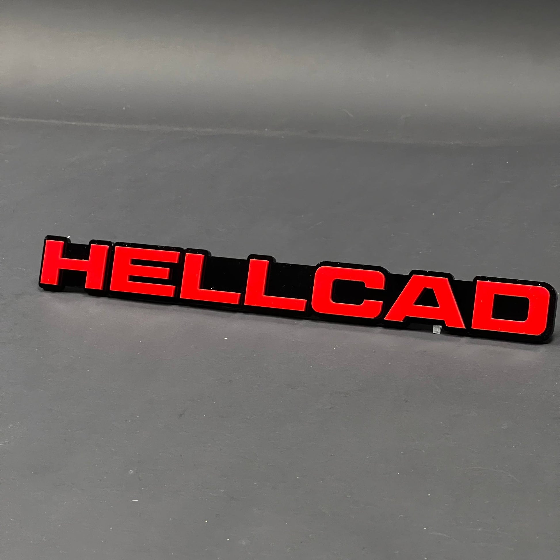 1PC HELLCAD 3D Acrylic Badge - Car Truck Emblem Fender Tailgate Trunk Sticker
