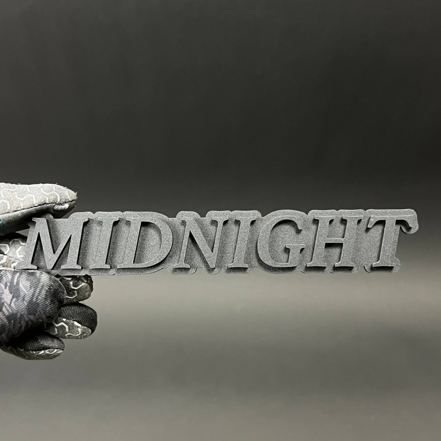 1PC MIDNIGHT 3D Acrylic Badge - Car Truck Emblem Fender Tailgate Trunk Sticker
