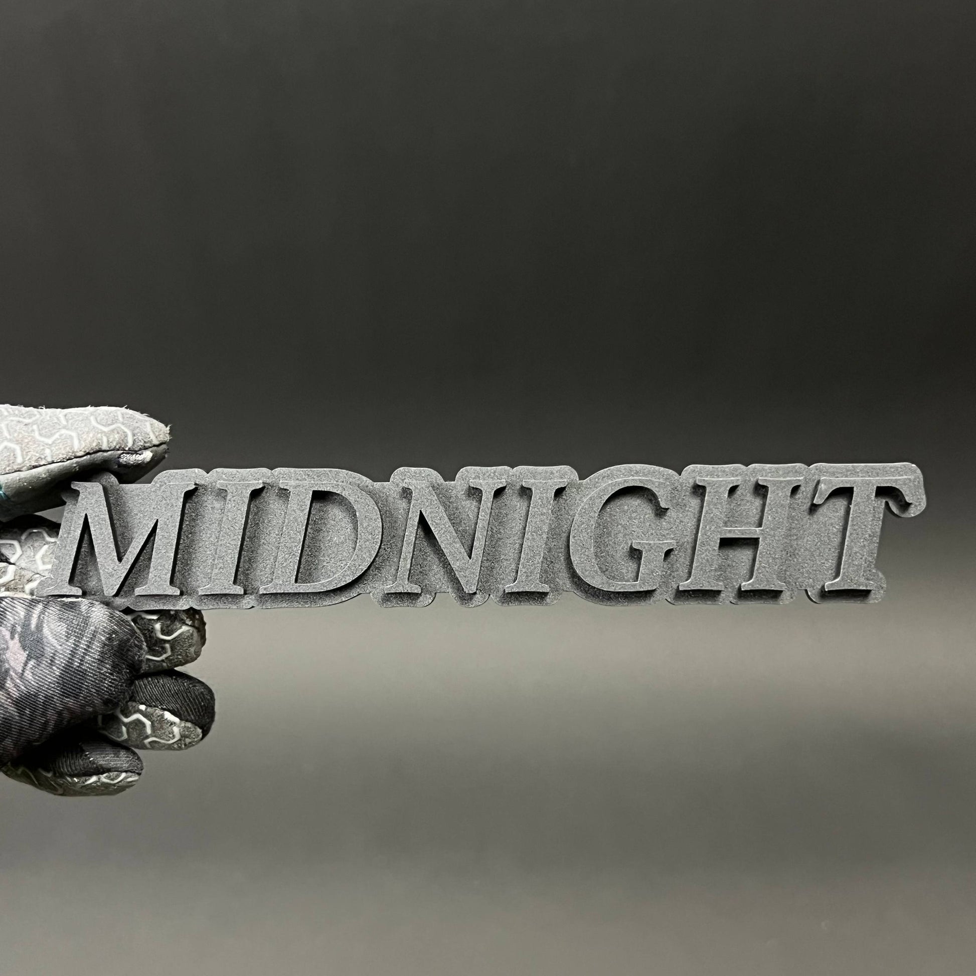 1PC MIDNIGHT 3D Acrylic Badge - Car Truck Emblem Fender Tailgate Trunk Sticker
