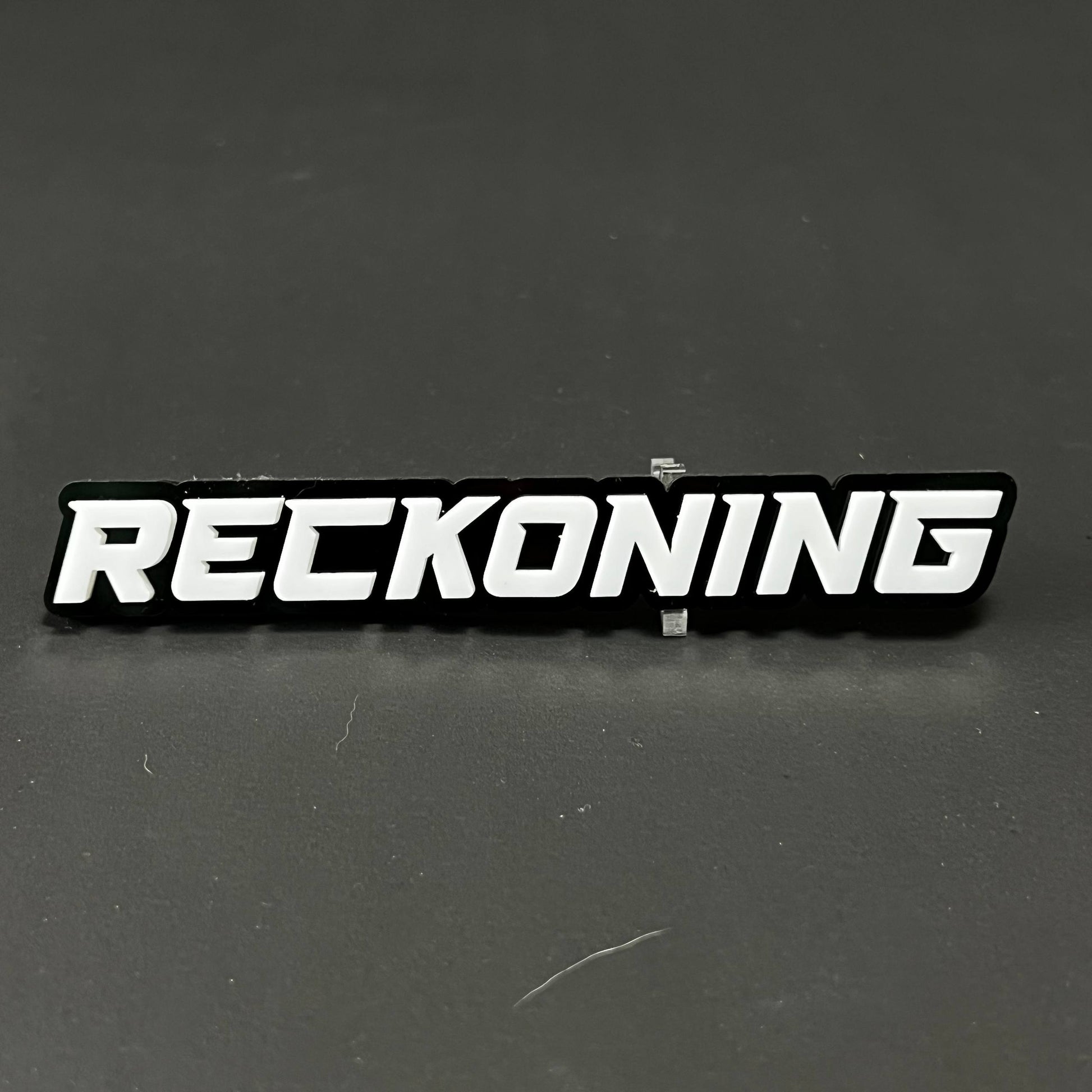 1PC RECKONING 3D Acrylic Badge - Car Truck Emblem Fender Tailgate Trunk Sticker