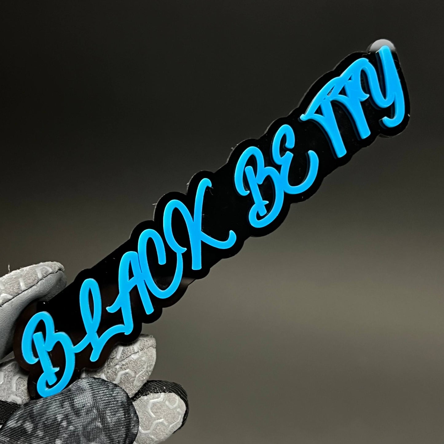 1PC Black Betty 3D Acrylic Badge - Car Truck Emblem Fender Sticker