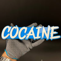 1PC COCAINE 3D Acrylic Badge - Car Truck Emblem Fender Tailgate Trunk Sticker