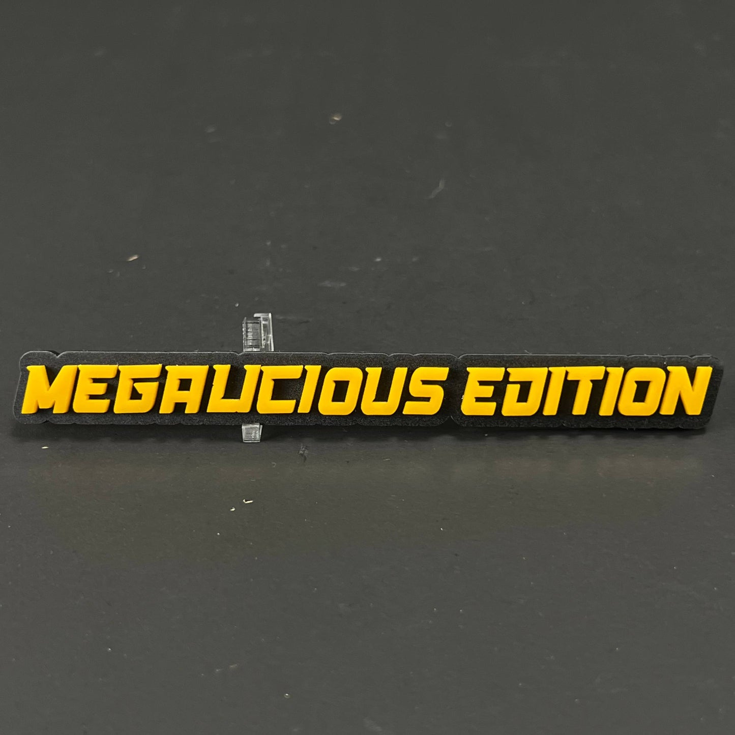 1PC MEGALICIOUS EDITION 3D Acrylic Badge - Car Truck Emblem Fender Sticker