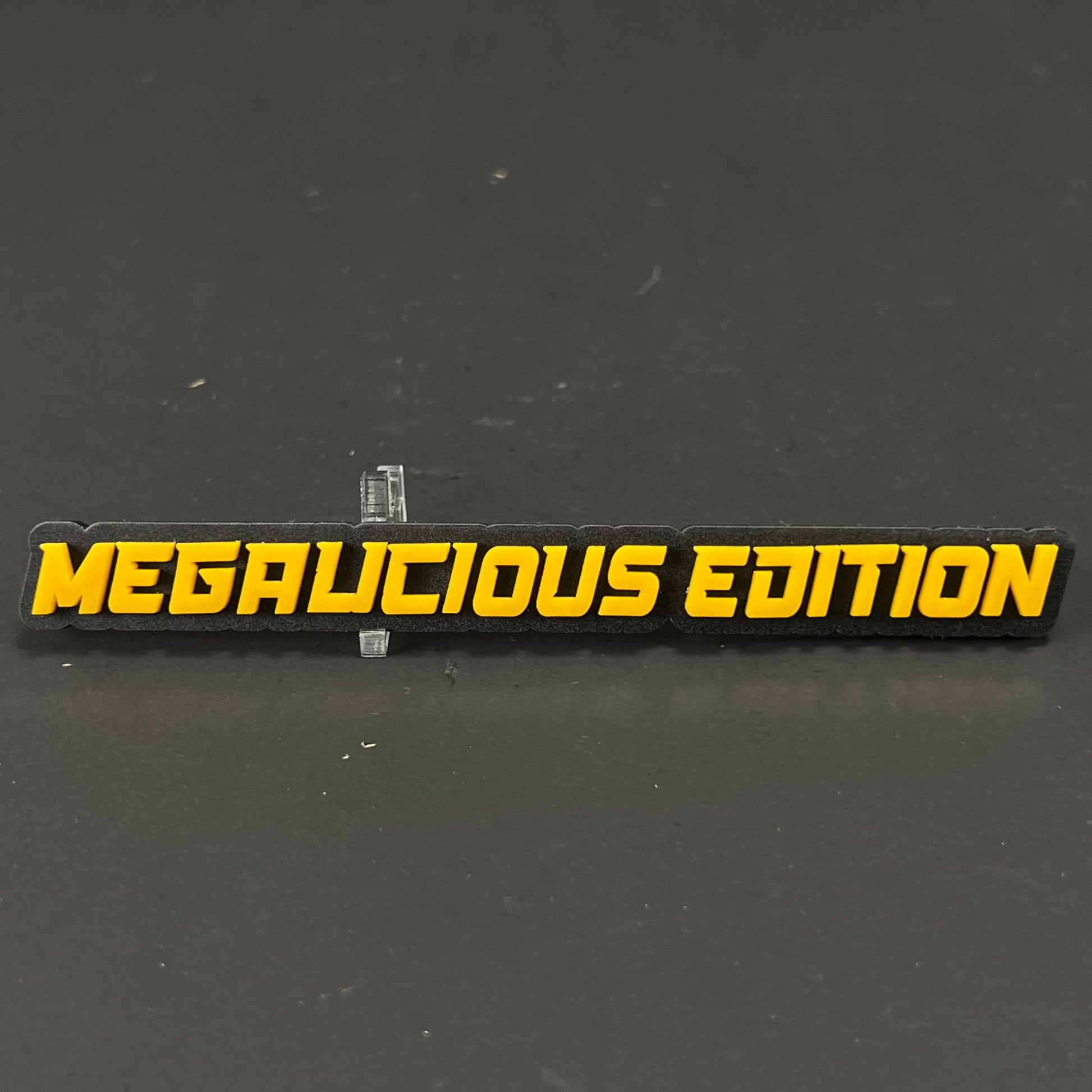 1PC MEGALICIOUS EDITION 3D Acrylic Badge - Car Truck Emblem Fender Sticker