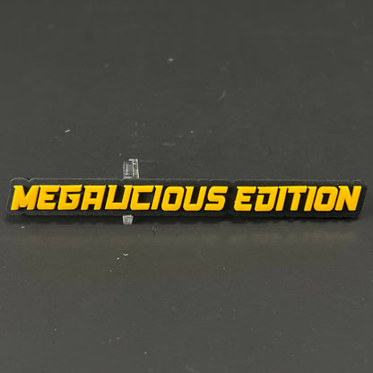 1PC MEGALICIOUS EDITION 3D Acrylic Badge - Car Truck Emblem Fender Sticker