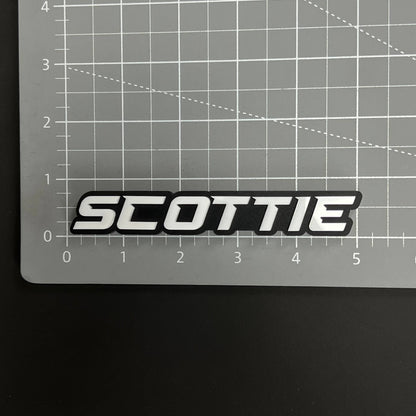 1PC SCOTTIE 3D Acrylic Badge - Car Truck Emblem Fender Tailgate Trunk Sticker