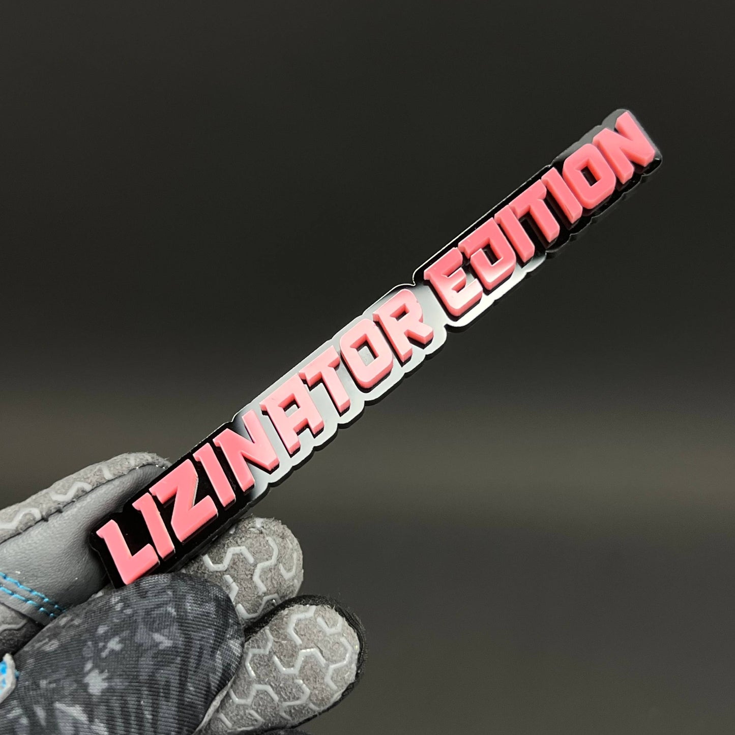 1PC LIZINATOR EDITION 3D Acrylic Badge - Car Truck Emblem Fender Sticker