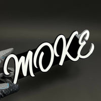 1PC MOKE 3D Acrylic Badge - Car Truck Emblem Fender Tailgate Trunk Sticker