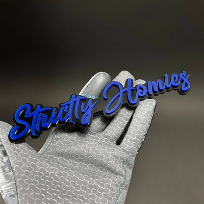 1PC Strictly Homies 3D Acrylic Badge - Car Truck Emblem Fender Sticker