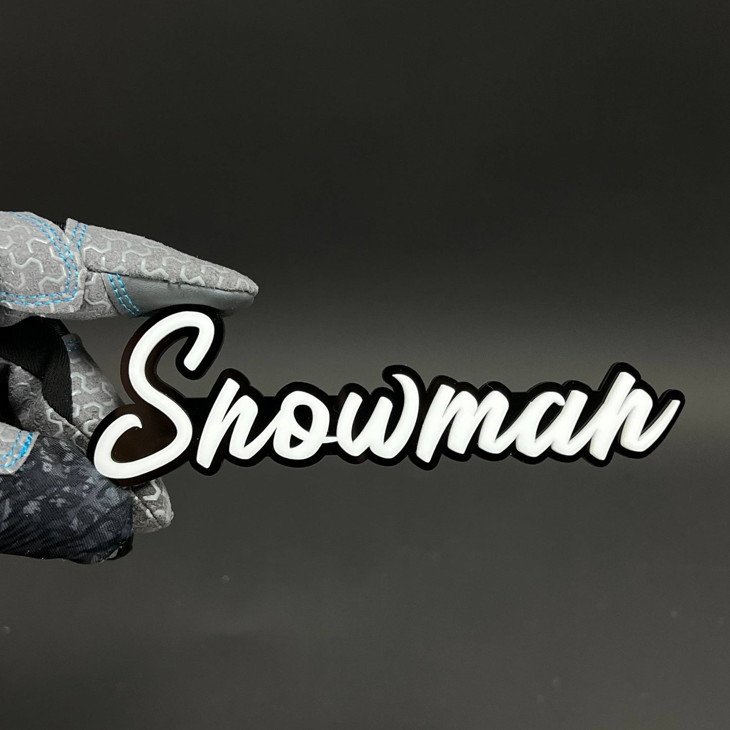 1PC Snowman 3D Acrylic Badge - Car Truck Emblem Fender Tailgate Trunk Sticker