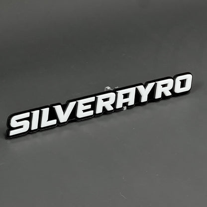 1PC SILVERAYRO 3D Acrylic Badge - Car Truck Emblem Fender Tailgate Trunk Sticker