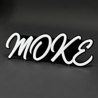 1PC MOKE 3D Acrylic Badge - Car Truck Emblem Fender Tailgate Trunk Sticker