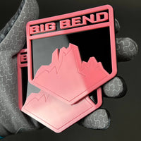 1PC BIG BEND 3D Acrylic Badge - Car Truck Emblem Fender Tailgate Trunk Sticker