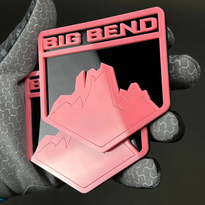 1PC BIG BEND 3D Acrylic Badge - Car Truck Emblem Fender Tailgate Trunk Sticker