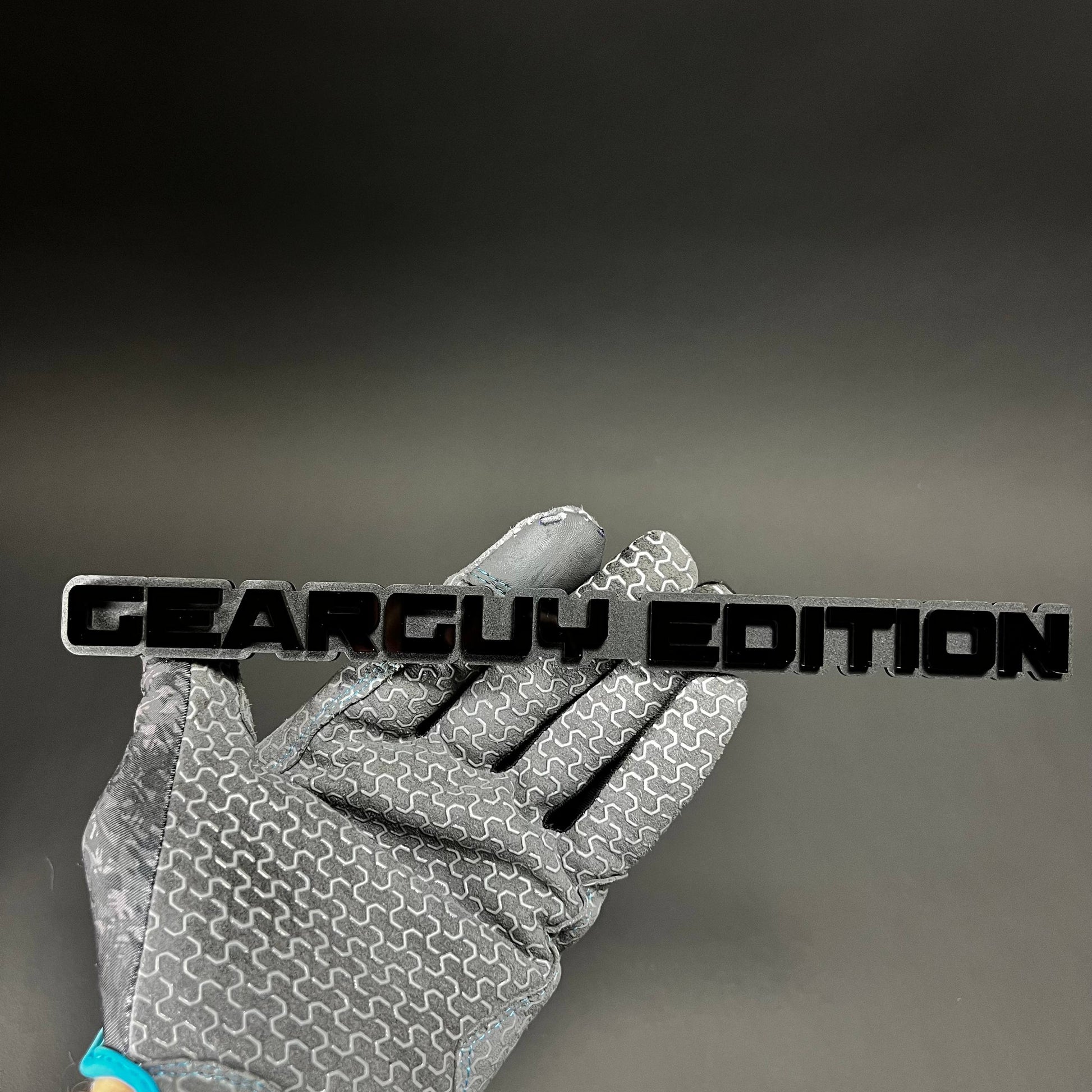 1PC GEARGUY EDITION 3D Acrylic Badge - Car Truck Emblem Fender Sticker