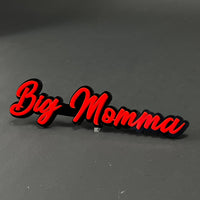1PC Big Momma 3D Acrylic Badge - Car Truck Emblem Fender Tailgate Trunk Sticker