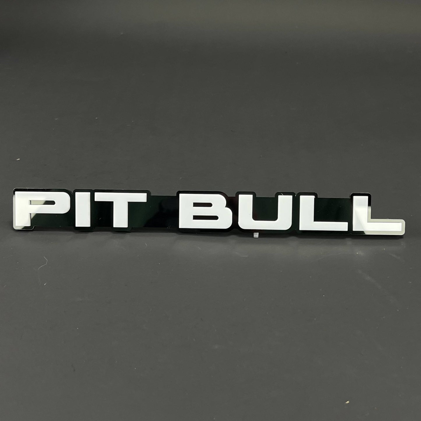 1PC PIT BULL 3D Acrylic Badge - Car Truck Emblem Fender Tailgate Trunk Sticker