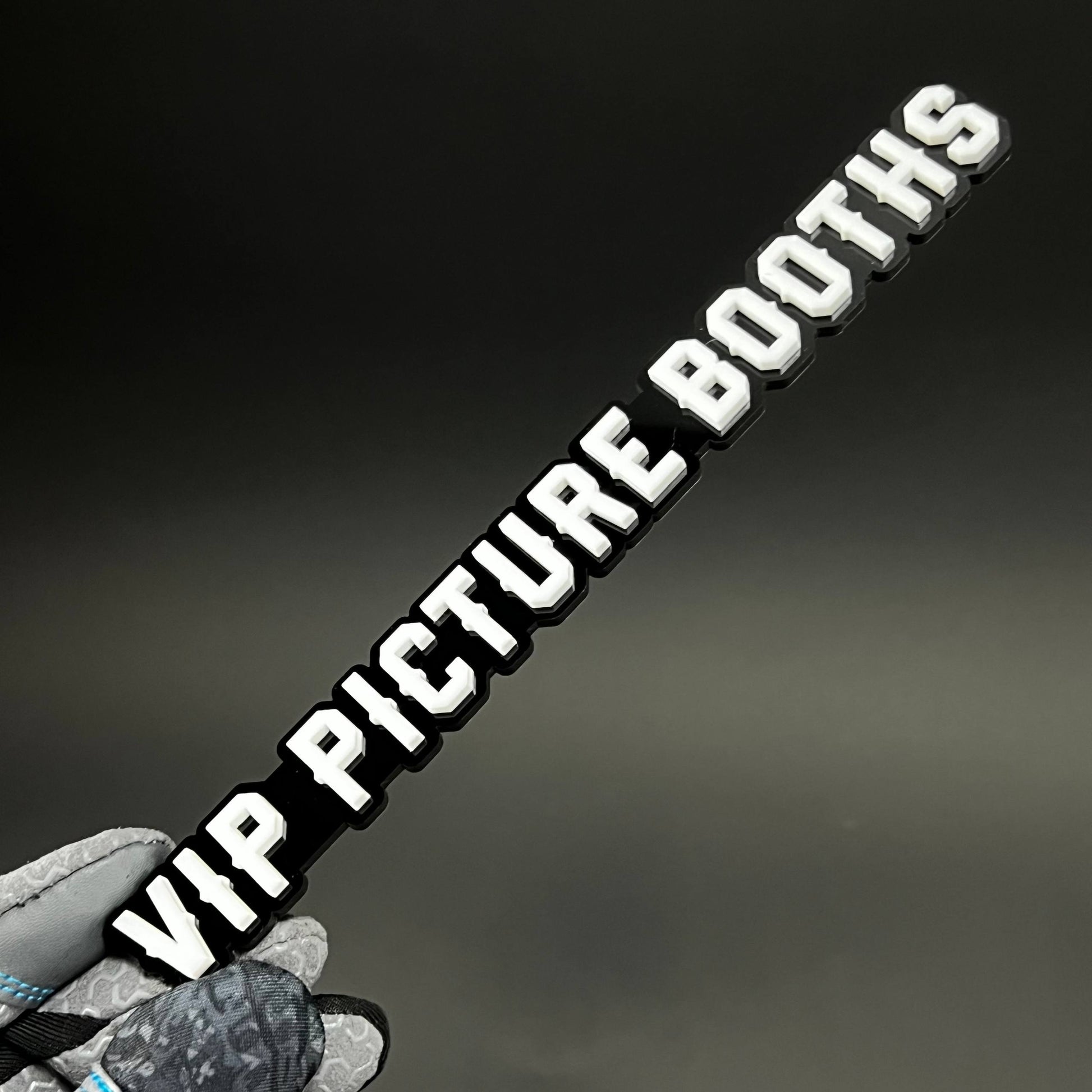 1PC VIP PICTURE BOOTHS 3D Acrylic Badge - Car Truck Emblem Fender Sticker