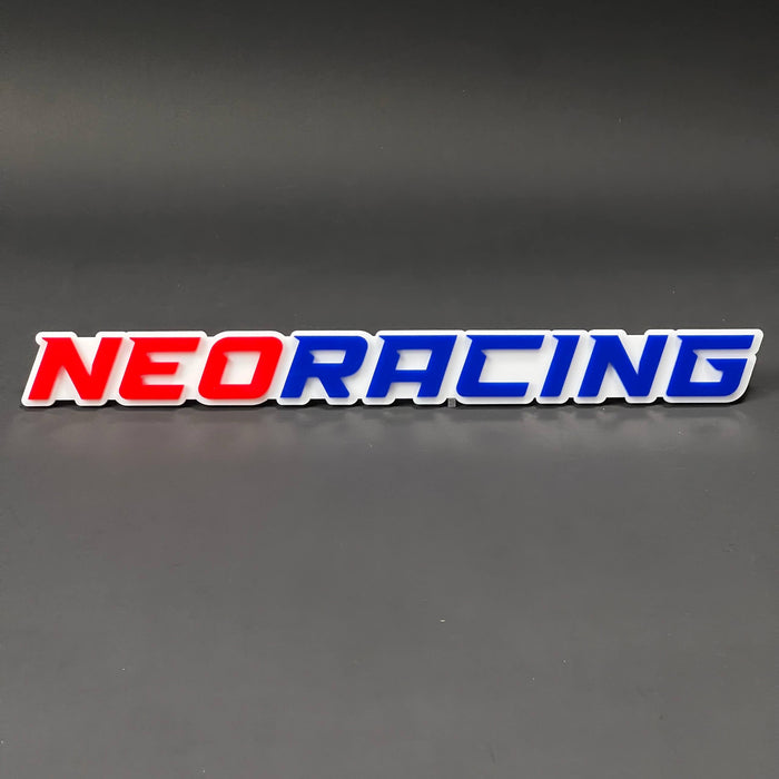 1PC NEORACING 3D Acrylic Badge - Car Truck Emblem Fender Tailgate Trunk Sticker