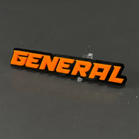 1PC GENERAL 3D Acrylic Badge - Car Truck Emblem Fender Tailgate Trunk Sticker