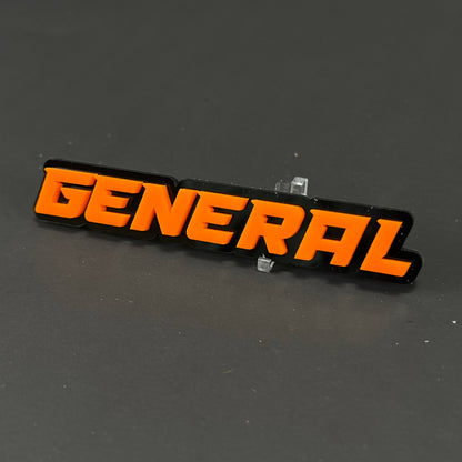 1PC GENERAL 3D Acrylic Badge - Car Truck Emblem Fender Tailgate Trunk Sticker