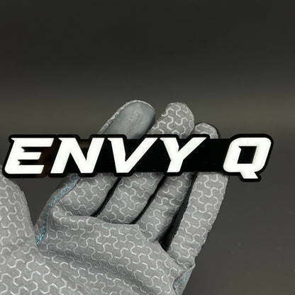 1PC ENVY Q 3D Acrylic Badge - Car Truck Emblem Fender Tailgate Trunk Sticker